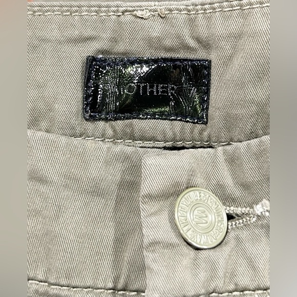 Mother‎ The Looker Crop Pant Island Fever Military Green 27 - Picture 5 of 7